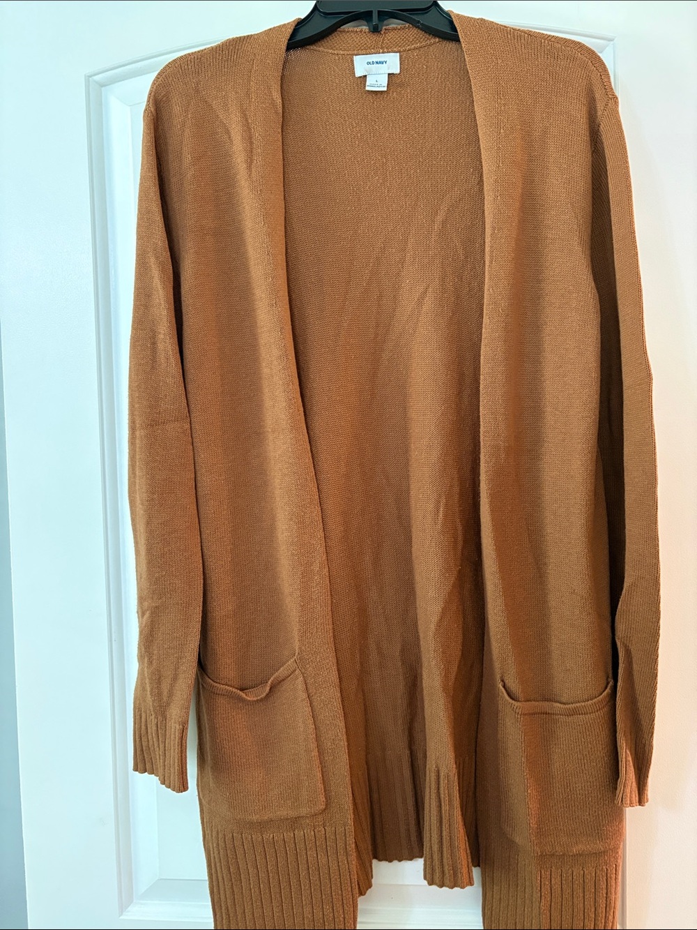 Old Navy Caramel Open-Front Pocket Cardigan
